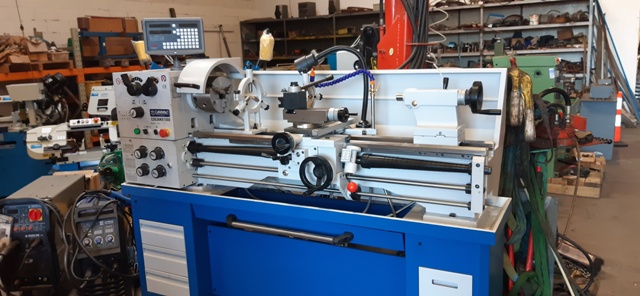 Lathe Cammac CO636N/1000 New  single phase 2hp, 52mm spindle, 360swing (480 in gap) 1000mm between centres, DRO coolant pump, light, foot brake, steadies
