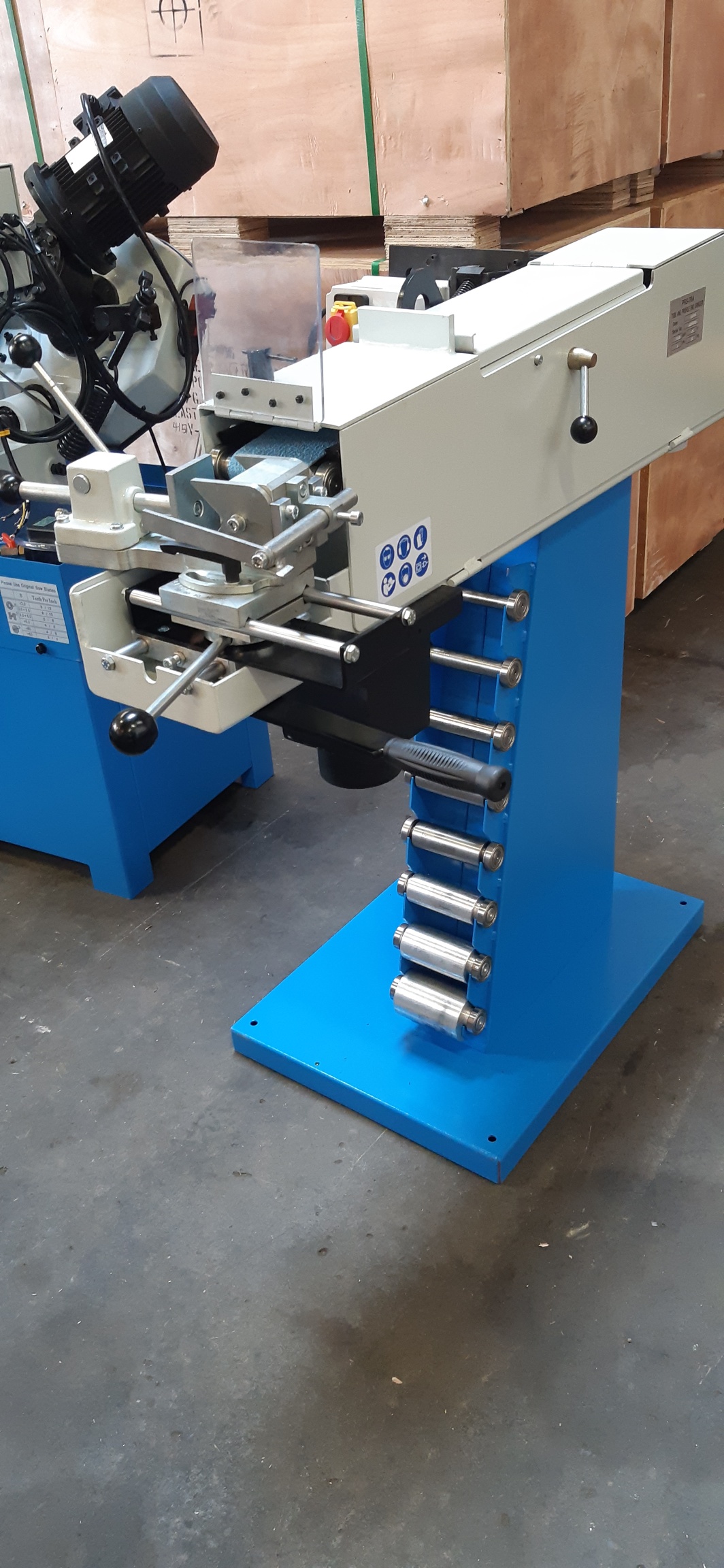 PRS-76A Linisher/Notcher with rollers to 75mm dia