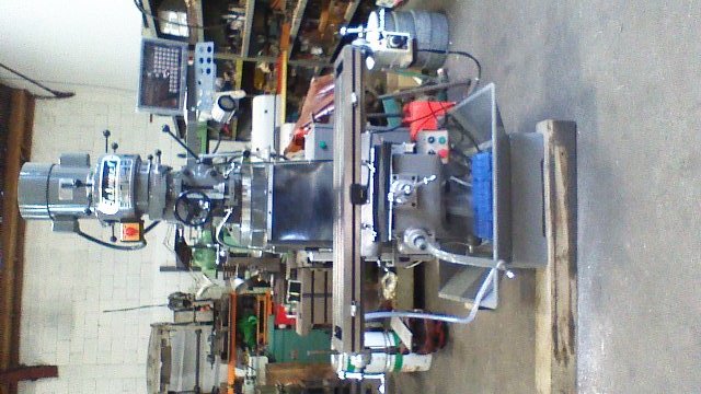 Turret milling machine New(bridgeport) Tasmac X6323A single phase NT30 3 axis DRO, 1 axis power feed, Table 1250x230mm