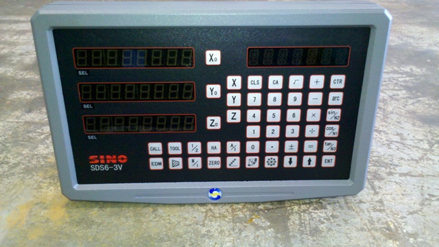 Sino digital readout, 2 and 3 axis, scale sizes to suit